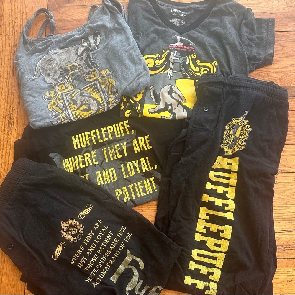 COMING SOON!  Hufflepuff Tops and Pajama / Lounge Pants